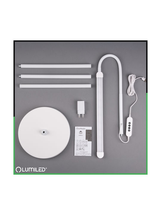 Lumiled Lampadar LED cu lumină albă reglabilă Alb