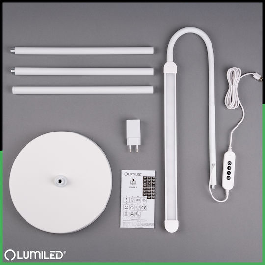 Lumiled Lampadar LED cu lumină albă reglabilă Alb