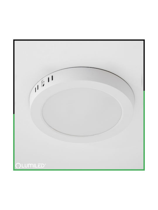 Lumiled Πλαφονιέρα Οροφής Λευκή με Ενσωματωμένο LED