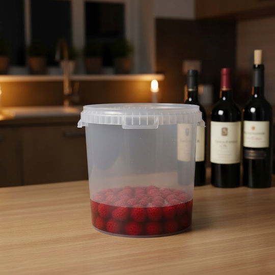 Recipient De Fermentare 33l Incolor Găleată Lichior Vin Bere Gaz