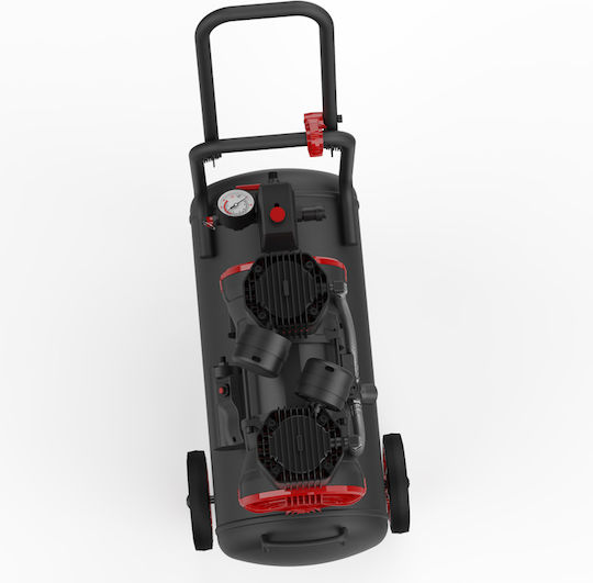 Auarita Einphasig Luftkompressor 75dB mit Leistung 2hp und Lufttank 24Es 501-1450X1-24