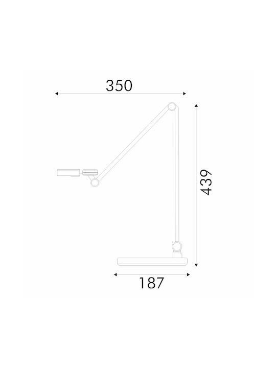 Cct 3000k-4000k-6500k Ip20 LED Office Lamp in Silver Colour