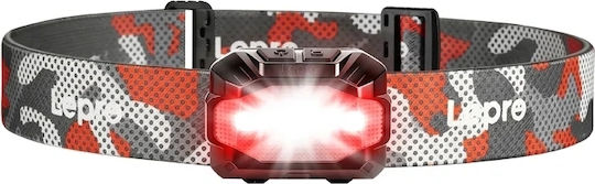 Lepro Rechargeable LED Headlamp IPX4 with Maximum Brightness 300lm