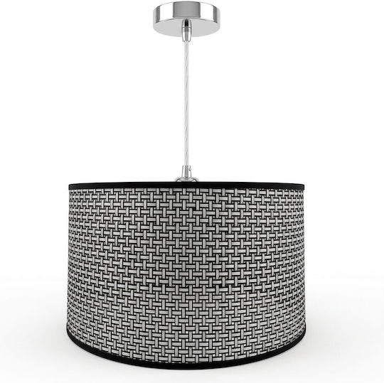 Chios Hellas Black Pendant Ceiling Light 32.5x32.5cm 55072MA