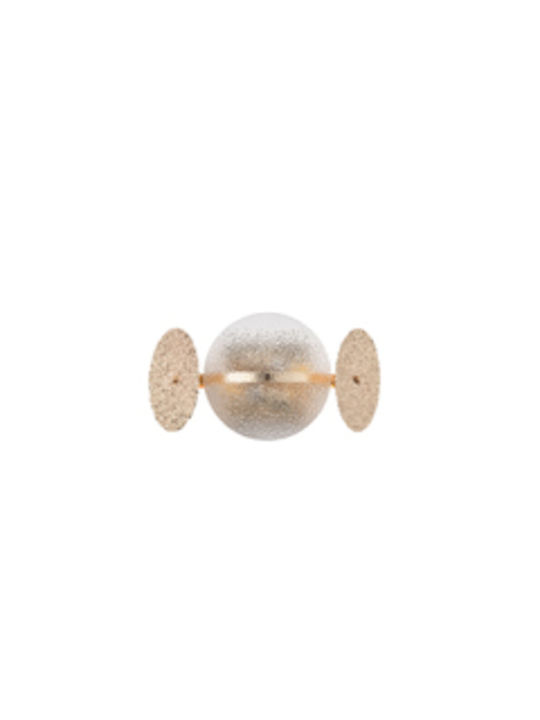 Eurolamp Glow Lumină de Perete cu Soclu E14 Auriu 16x33x18cm