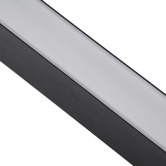 GloboStar LED Линейно Стенно Осветително Тяло 54W Топло Бяло IP20 Д120xВ7см