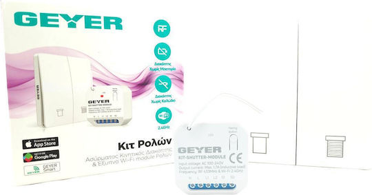 Geyer Intelligenter Schalter Wi-Fi & RF 1,7A