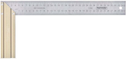 Topmaster Unghi Tâmplari 350mm Reguli De Unghiuri Tâmplari Din Aluminiu Lungime 35cm