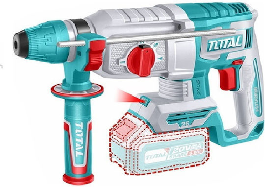 Total TOSLI250462E Set 2 Rotary Hammers Brushless 20V with 2 Batteries 5Ah and Case