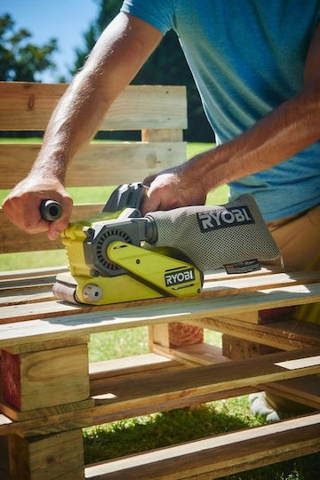 Ryobi R18BS-0 Solo Battery Powered Sander Belt 18V with Suction System 5133002916