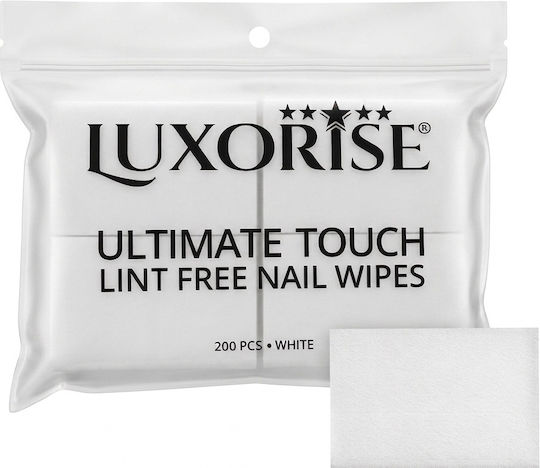 Ultimate Touch Luxorise Nail Wipes Double Layer 200 Pcs White