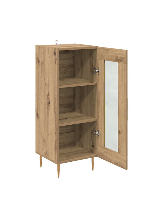Living Room Cabinet Made of Particle Board Artisan Oak 34x34.5x90cm