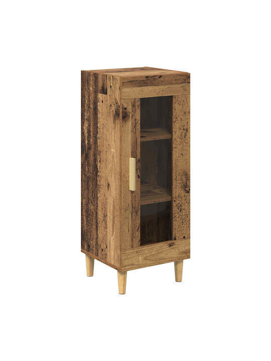 Wohnzimmer Nische aus Spanplatte Alt Holz 34.5x32.5x90cm