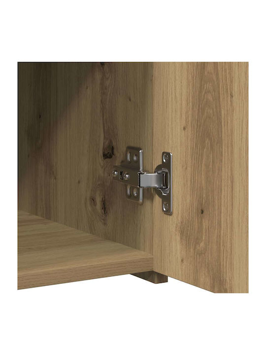 Ντουλάπι Σαλονιού από Μασίφ Ξύλο Δρυς 30x42.5x93cm