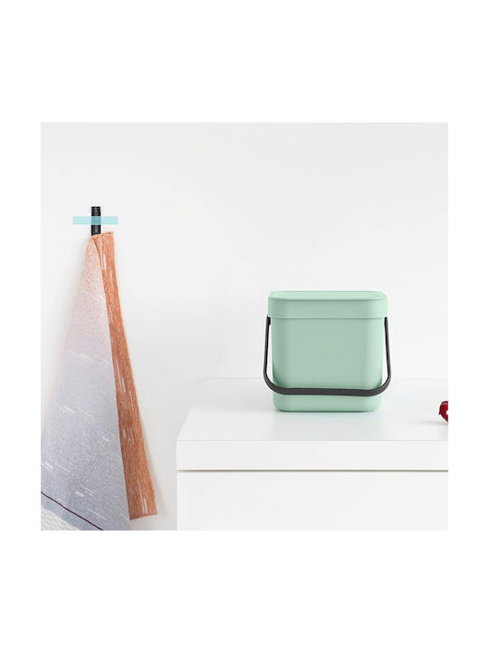 Brabantia Sort & Go Waste Bin Plastic Green 3L