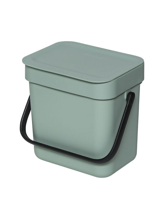 Brabantia Sort & Go Waste Bin Plastic Green 3L