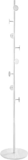 Viosarp Cuiere de podea Metal Alb 38x38x176cm