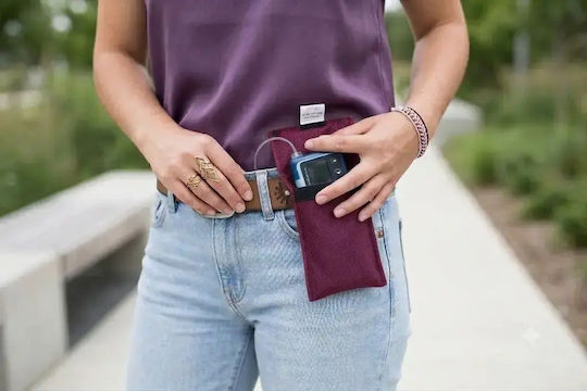 Frio Insulated Medical Wallet Case in Burgundy Colour