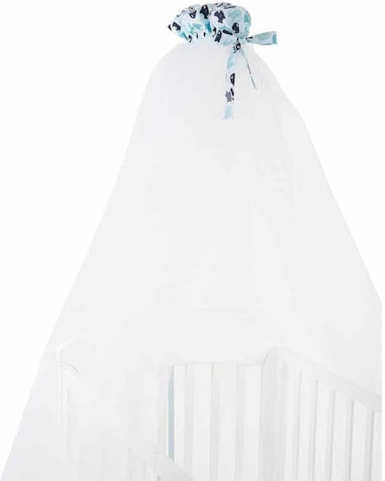 Queen Mother Baby Mosquito Net for Crib White