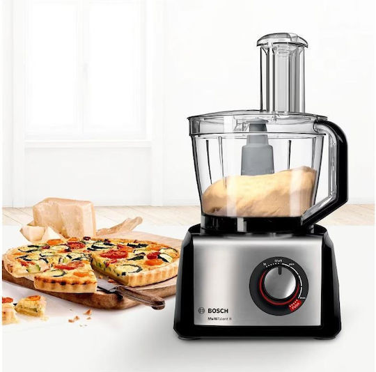Bosch MultiTalent 8 Πολυμίξερ 1250W με Κάδο 3.9lt Μαύρο
