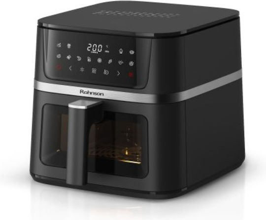 Rohnson Air Fryer with Double Removable Container 10lt Black R-28020