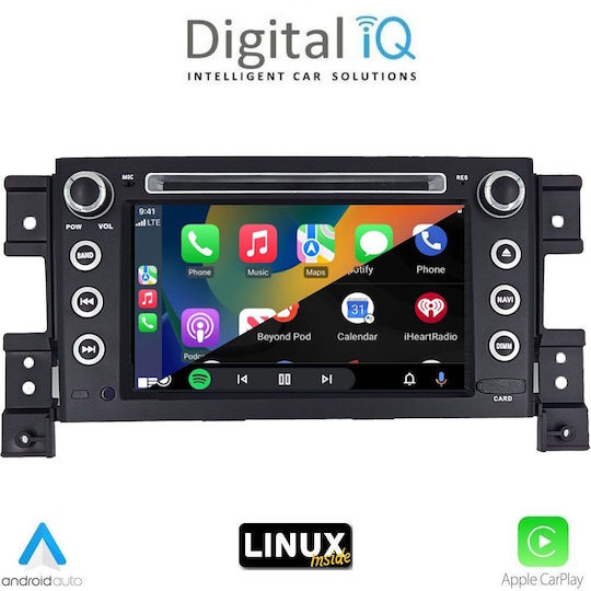 Digital IQ Автомобилна Аудио Система за Suzuki Grand Vitara 2005-2015 Bluetooth USB Вграден Wi-Fi GPS с Touch Screen 7"