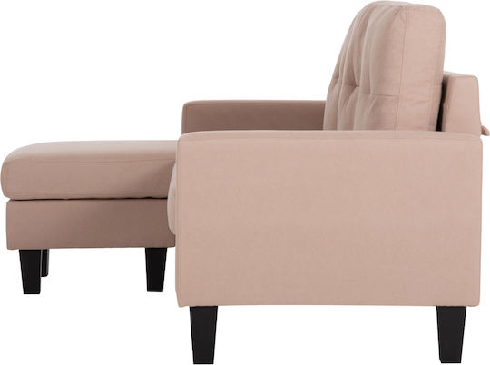 Meggy Colțar cu Unghi Reversibil Bej 184.5x75x86cm