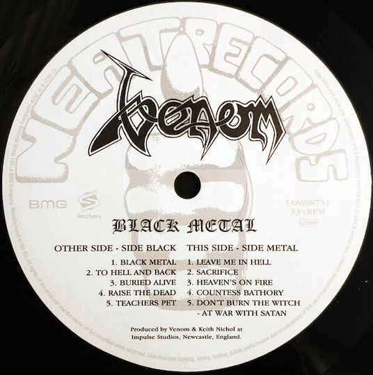 Venom 8 Black Metal Vinyl