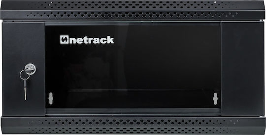 Netrack Монтирана На Стена Рак Стойка 19U Черна
