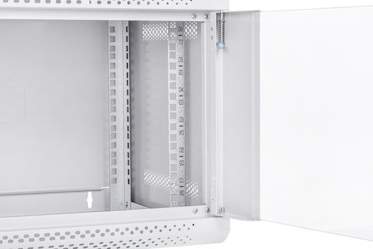 Netrack Wall Mounted Rack Cabinet 19U Gray