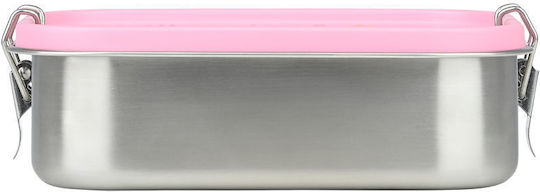 Estia Rainbow Dreams Edelstahl Kinderlebensmittelbehälter 1.2 Liter Rosa
