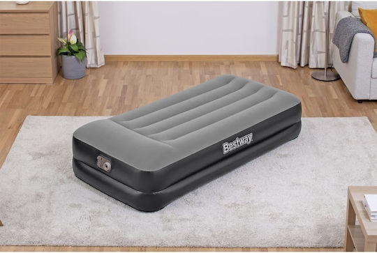 Bestway Надуваем Матрак за Сън Единичен с Вградена Електрическа Помпа 191x97x46см Черен