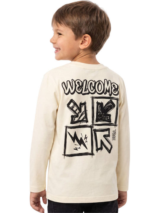 Kids Long-Sleeved Top Ecru