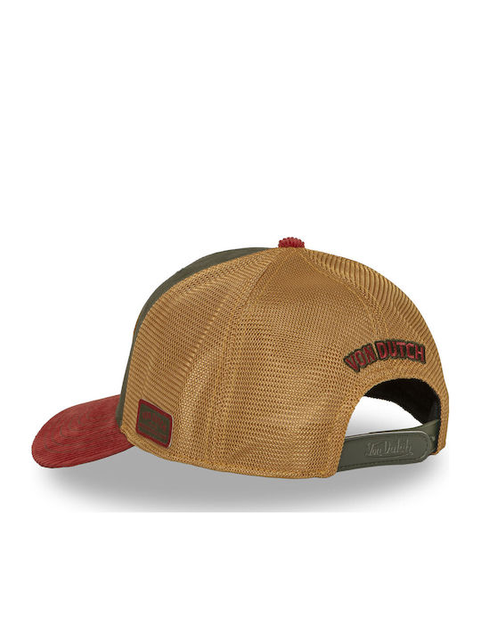 United Orange Semi Curved Baseball Cap Von Dutch