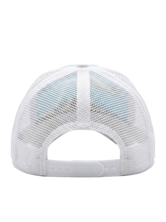 Atlantis Mesh Souvenir Cap Corfu Kerkyra Five-Panel Jockey 100% Polyester White