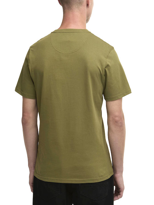 Barbour Logo Tricou cu mânecă scurtă Kaki