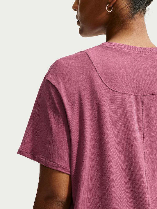 Nike Dri-fit Dri-fit Μπλούζα Pink Smoke