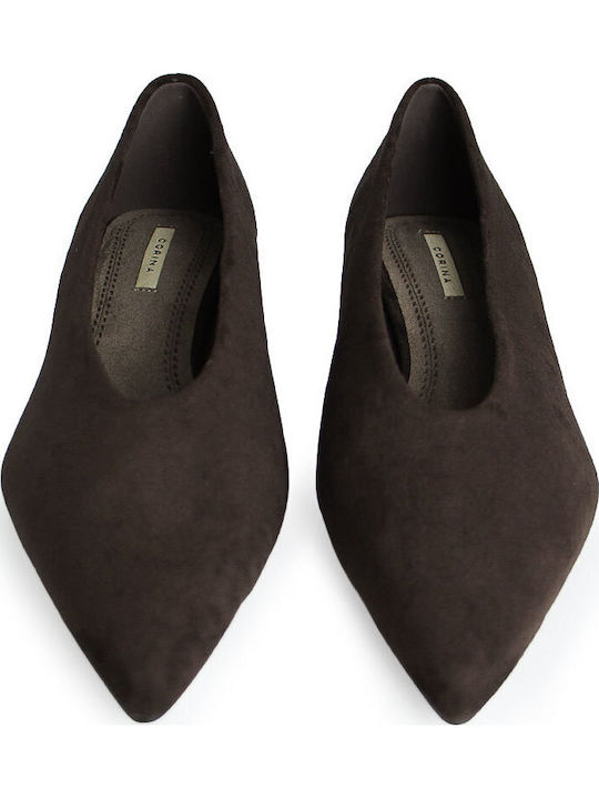 Heels with Low Heel Brown