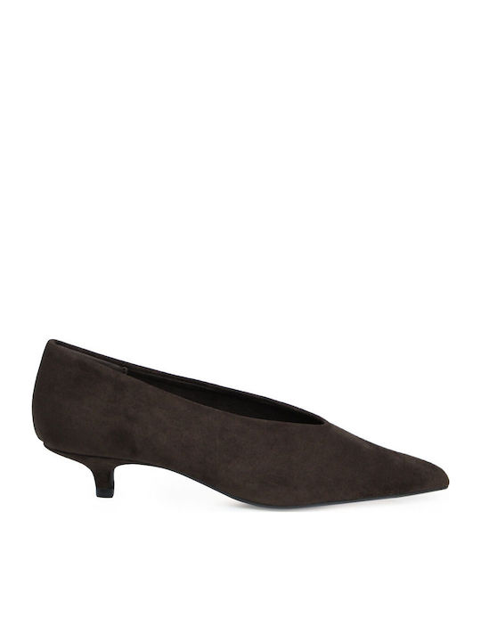 Heels with Low Heel Brown