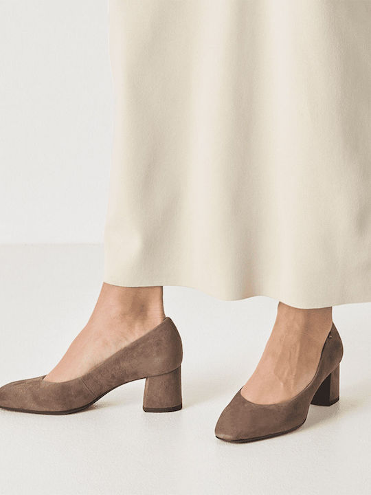 Wildleder Pumps Braune
