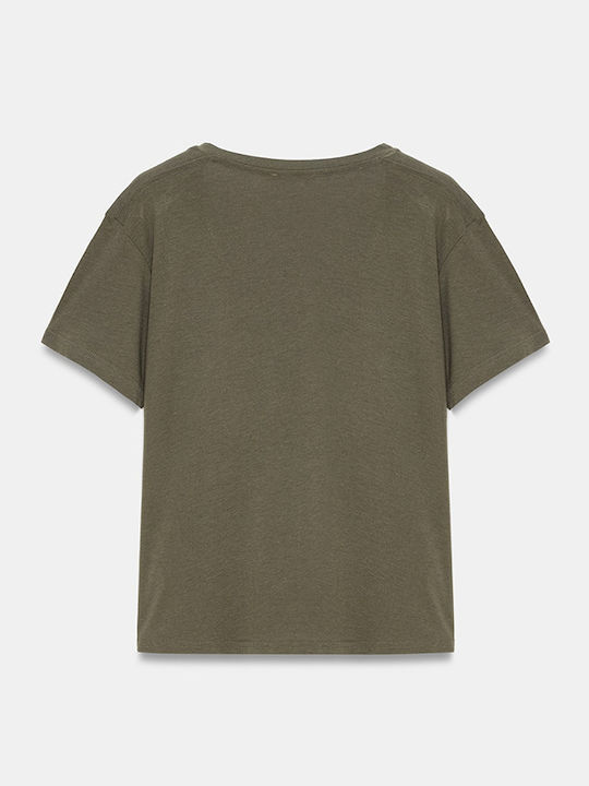 Women's Khaki T-shirt