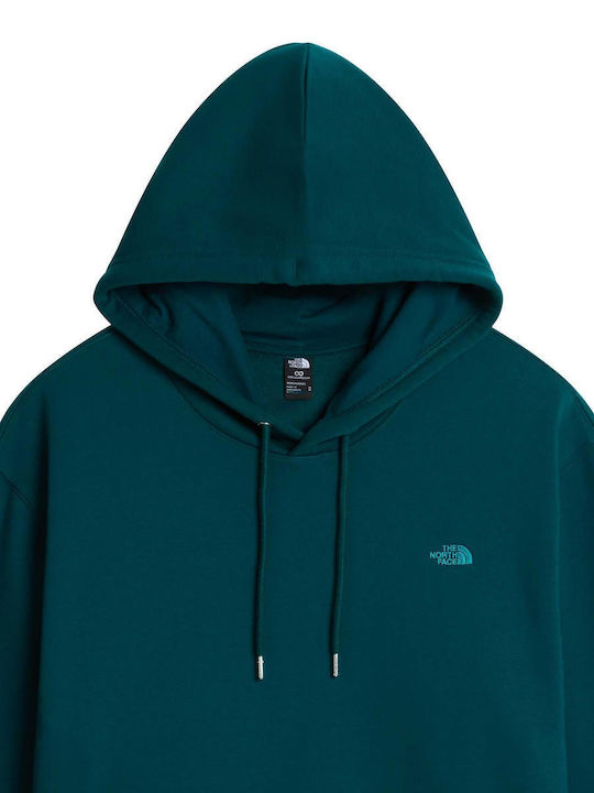 Simple Dome Sweatshirt mit Kapuze Grün