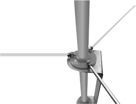 Pni Dba27 Antenă De Bază Cb 620cm 25-30mhz 100w 5,5dbi 5 Elemente So-239
