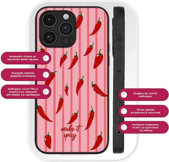 Θήκη Sonique Stripe Stories Series Samsung Galaxy M52 5g Make It Spicy