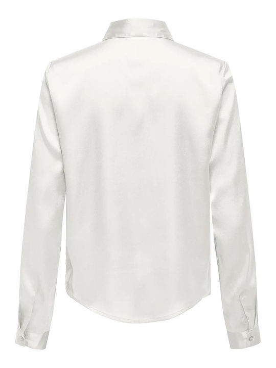 Long Sleeve Women's Shirt Ecru
