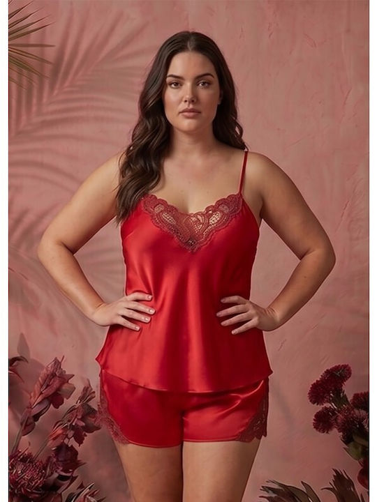 Jumelles Καλοκαιρινό Babydoll Κοκκινο