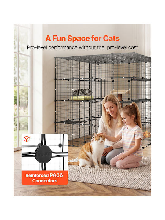 Vevor Cat Carrier Black