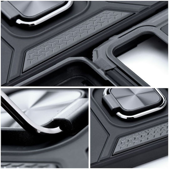 Nitro Rückseitencover aus Silikon / Kunststoff Schwarz für iPhone 17 Pro