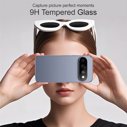 Techsuit Handy-Kameraschutz Gehärtetes Glas Schwarz für das Google Pixel 11 Pro