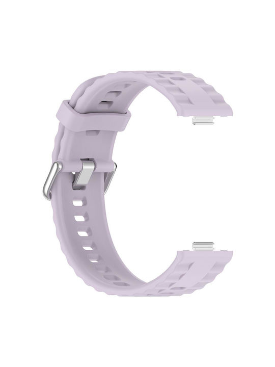 Huawei Watch Fit4 Pro Fit4 Fit3 Xdfind Silver Buckle Monochrome Watch Strap Silicone Light Purple Huawei Watch Fit4 Pro Fit4 Fit3 Xdfind Silver Buckle Monochrome Watch Strap Silicone Light Purple